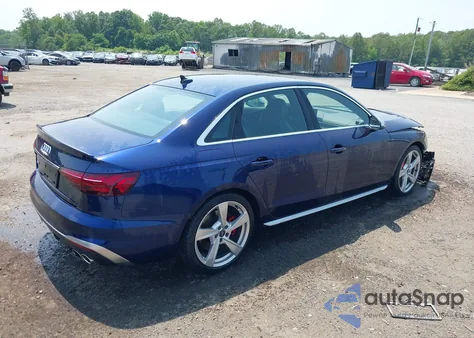 2021 Audi S4 Prestige Tfsi Quattro Tiptronic from USA, damaged, VIN WAUC4AF48MA086902